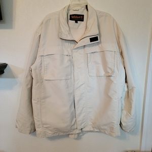 Timberland All Weather Jacket. Cream color XL Mens